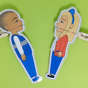 Alphabet Story Clothespin Puppets