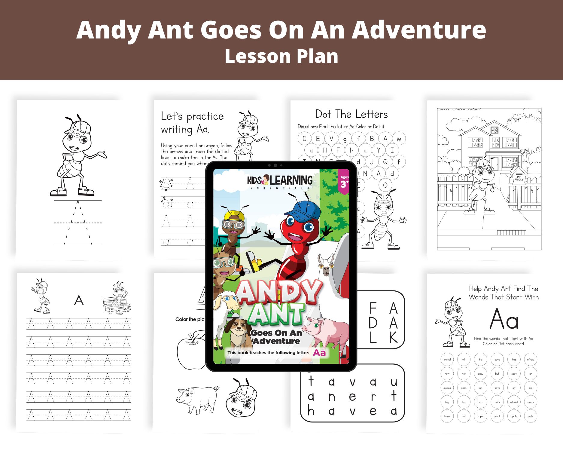 Letter A Lesson Plan