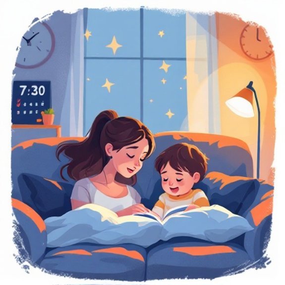 consistent family reading routine