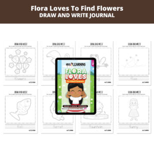 Flora Loves To Find Flowers: Letter Ff Draw And Write Journal