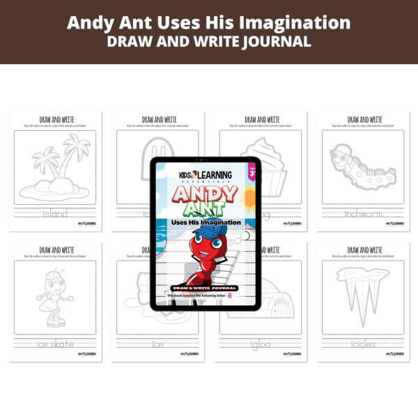 Andy Ant Uses His Imagination: Letter Ii Draw And Write Journal