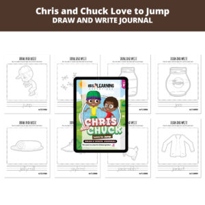 Chris and Chuck Love to Jump: Letter Jj Draw And Write Journal