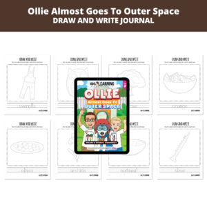 Ollie Almost Goes To Outer Space: Letter Oo Draw And Write Journal