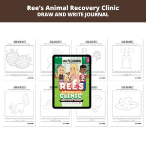 Ree’s Animal Recovery Clinic: Letter Rr Draw And Write Journal
