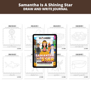Samantha Is A Shining Star: Letter Ss Draw And Write Journal