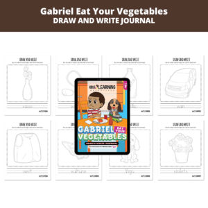 Gabriel Eat Your Vegetables: Letter Vv Draw And Write Journal