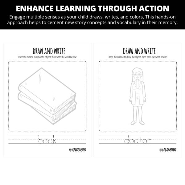 Danny's Imaginary X-ray Vision: Letter Xx Draw And Write Journal - Image 4