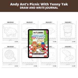 Andy Ant’s Picnic With Yenny Yak: Letter Yy Draw And Write Journal