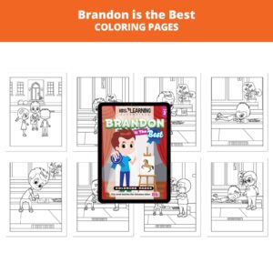 Brandon is the Best: Letter Bb Coloring Pages