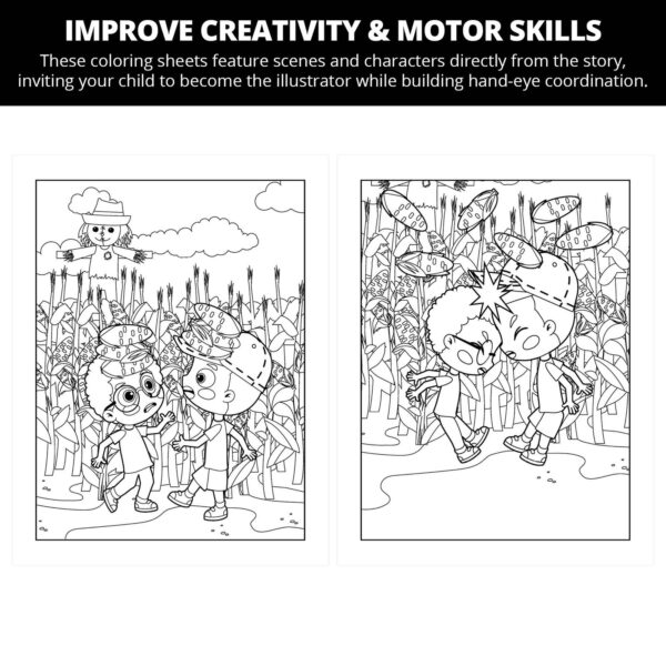 Chris and Chuck Are Competing Cousins: Letter Cc Coloring Pages - Image 3