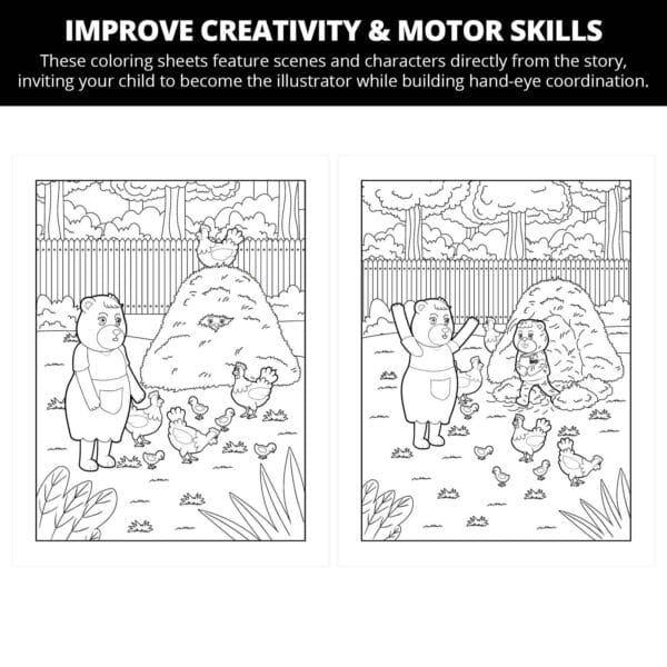 Honey Bear Hides the Honey: Letter Hh Coloring Pages - Image 3