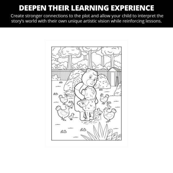 Honey Bear Hides the Honey: Letter Hh Coloring Pages - Image 4