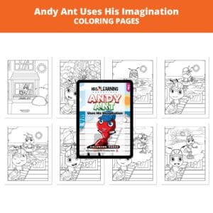 Andy Ant Uses His Imagination: Letter Ii Coloring Pages