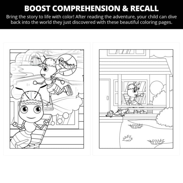 Andy Ant Uses His Imagination: Letter Ii Coloring Pages - Image 2