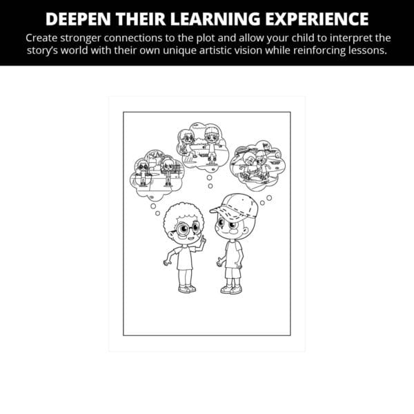 Chris and Chuck Love to Jump: Letter Jj Coloring Pages - Image 4