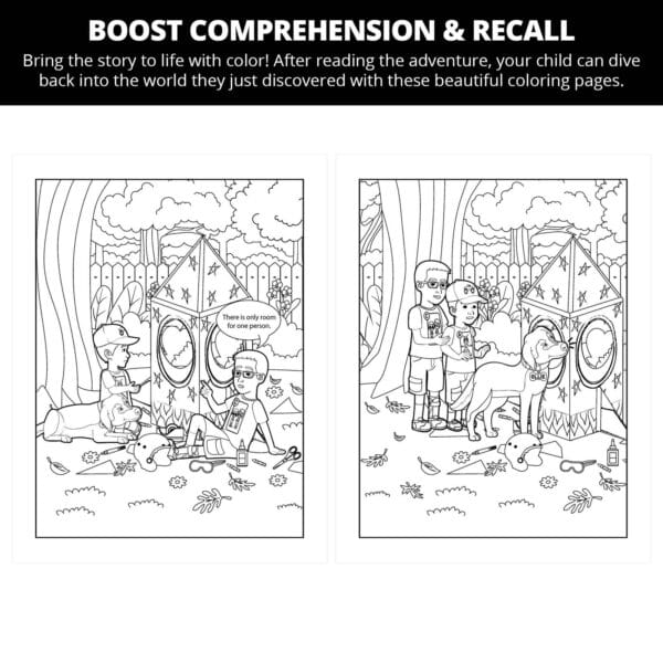 Ollie Almost Goes To Outer Space: Letter Oo Coloring Pages - Image 2