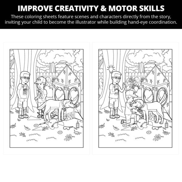 Ollie Almost Goes To Outer Space: Letter Oo Coloring Pages - Image 3