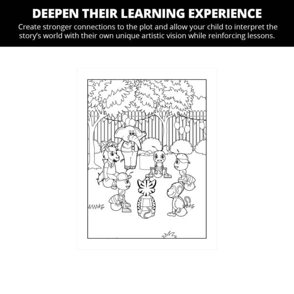 Andy Ant Goes To A Party: Letter Pp Coloring Pages - Image 4