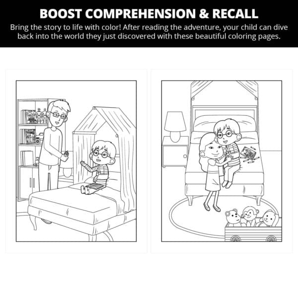 Danny's Imaginary X-ray Vision: Letter Xx Coloring Pages - Image 2