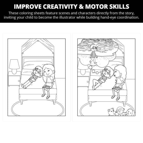 Danny's Imaginary X-ray Vision: Letter Xx Coloring Pages - Image 3