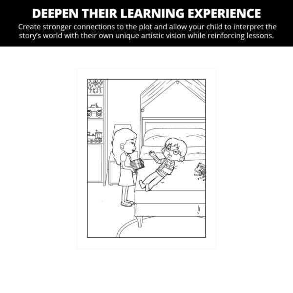 Danny's Imaginary X-ray Vision: Letter Xx Coloring Pages - Image 4