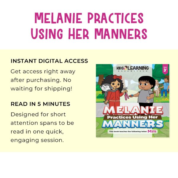 Melanie Practices Using Her Manners eBook - Image 3