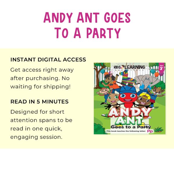 Andy Ant Goes To A Party eBook - Image 3