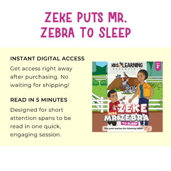 Zeke Puts Mr. Zebra To Sleep eBook - Image 3