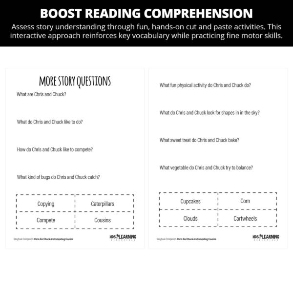Chris and Chuck Are Competing Cousins: Letter Cc Story Companion - Image 2