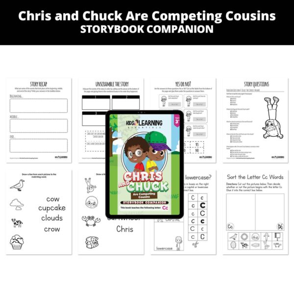 Chris and Chuck Are Competing Cousins: Letter Cc Story Companion