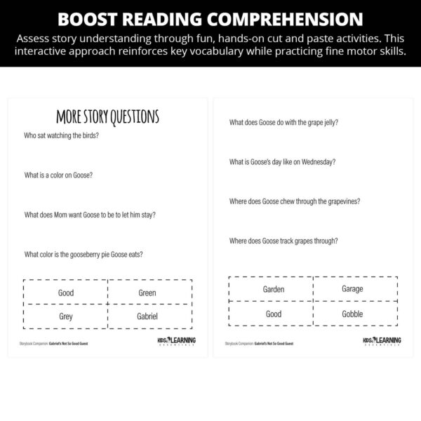 Gabriel's Not So Good Guest: Letter Gg Story Companion - Image 2