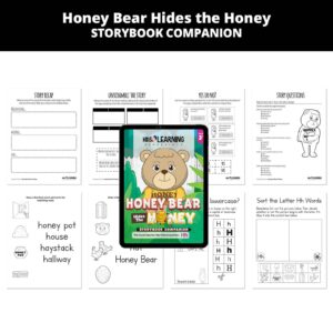 Honey Bear Hides the Honey: Letter Hh Story Companion