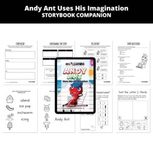 Andy Ant Uses His Imagination: Letter Ii Story Companion