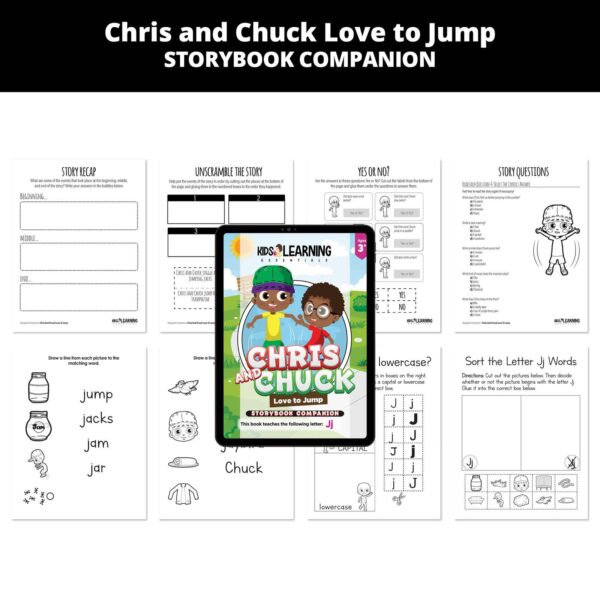 Chris and Chuck Love to Jump: Letter Jj Story Companion