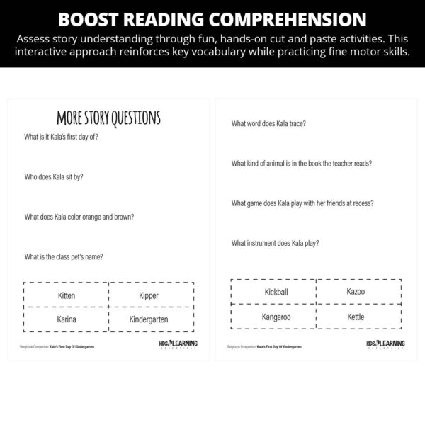 Kala's First Day Of Kindergarten: Letter Kk Story Companion - Image 2