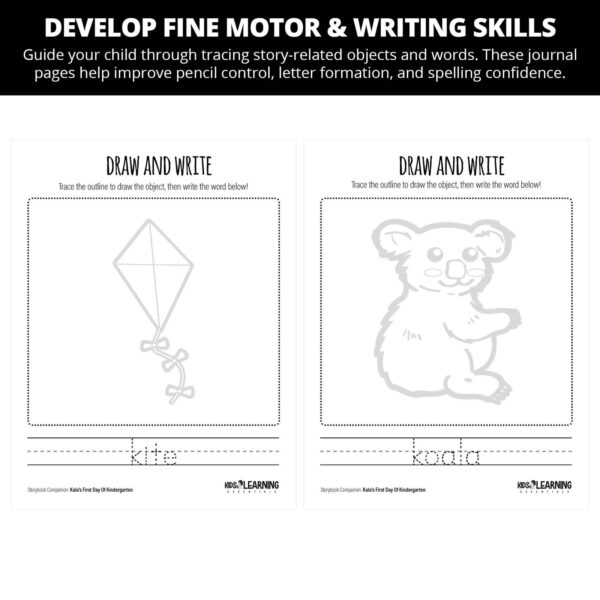 Kala's First Day Of Kindergarten: Letter Kk Story Companion - Image 3