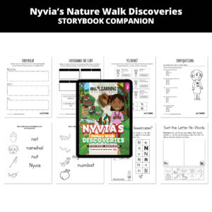 Nyvia’s Nature Walk Discoveries: Letter Nn Story Companion