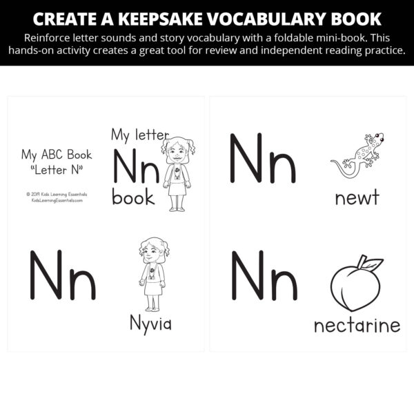 Nyvia's Nature Walk Discoveries: Letter Nn Story Companion - Image 4