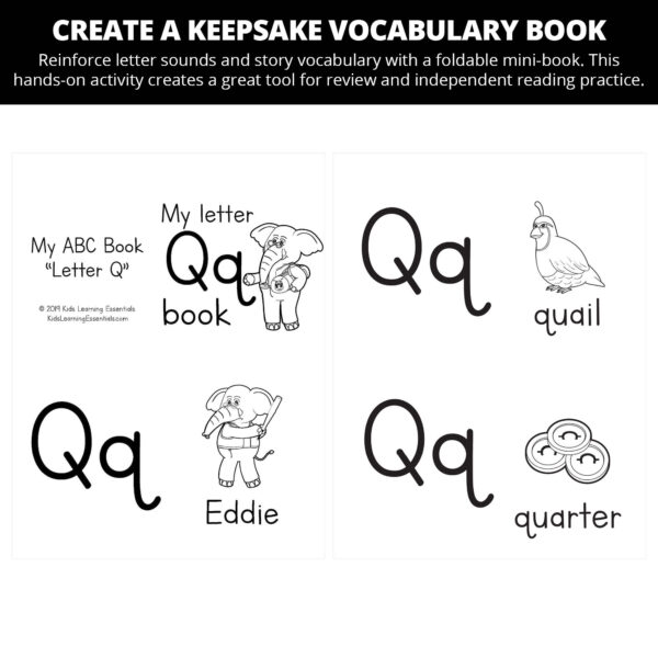 Eddie The Elephant Does Not Quit Trying: Letter Qq Story Companion - Image 4