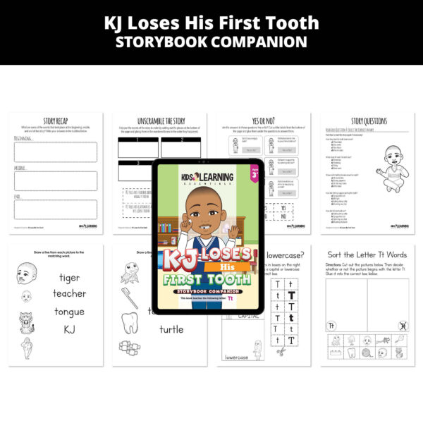 KJ Loses His First Tooth: Letter Tt Story Companion