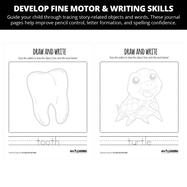 KJ Loses His First Tooth: Letter Tt Story Companion - Image 3