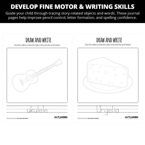 Flora Plays The Ukulele: Letter Uu Story Companion - Image 3