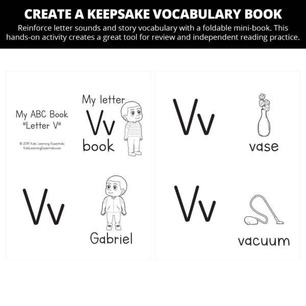 Gabriel Eat Your Vegetables: Letter Vv Story Companion - Image 4