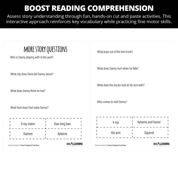 Danny's Imaginary X-ray Vision: Letter Xx Story Companion - Image 2