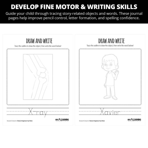 Danny's Imaginary X-ray Vision: Letter Xx Story Companion - Image 3