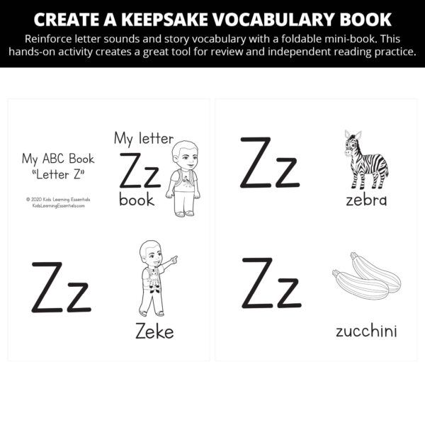 Zeke Puts Mr. Zebra To Sleep: Letter Zz Story Companion - Image 4