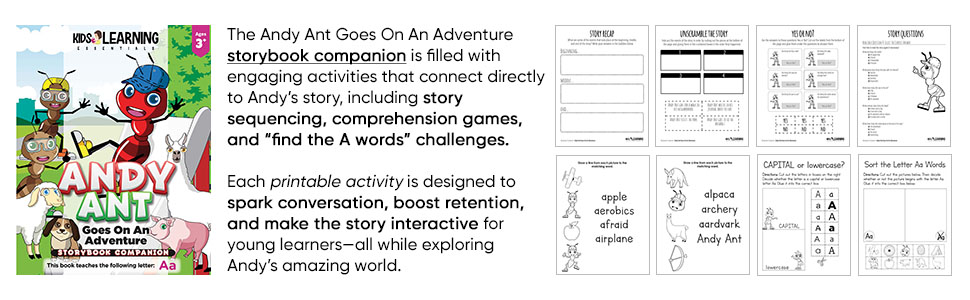 Andy Ant Goes On An Adventure Storybook Companion
