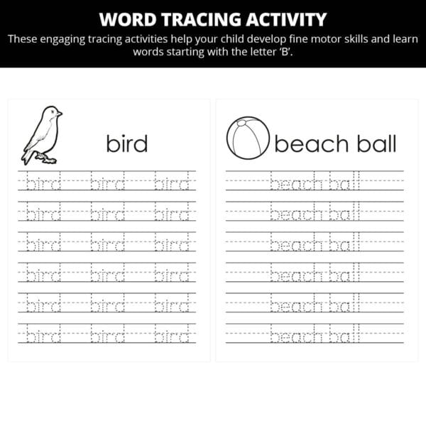 Brandon Is The Best: Letter Bb Worksheets - Image 2
