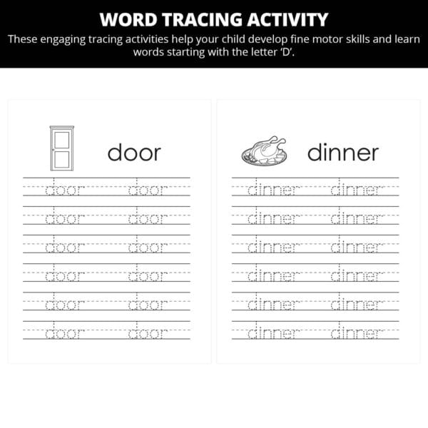 Danny Discovers the Missing Doughnuts: Letter Dd Worksheets - Image 2