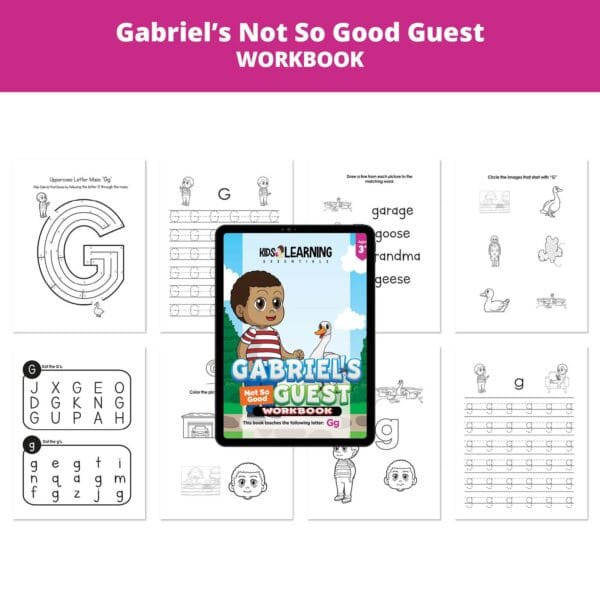 Gabriel's Not So Good Guest: Letter Gg Worksheets